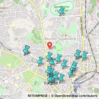 Mappa Via Fratelli Comolli, 21100 Varese VA, Italia (0.604)