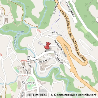 Mappa Via Gaetano Donizetti, 2, 24060 Sovere, Bergamo (Lombardia)