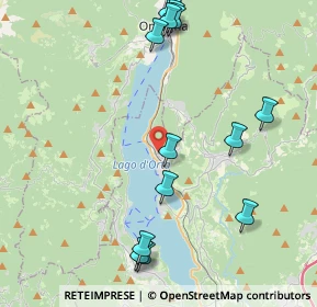 Mappa Via Francisca, 28028 Pettenasco NO, Italia (4.82538)