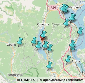 Mappa Via Francisca, 28028 Pettenasco NO, Italia (8.5195)