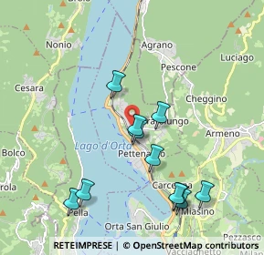 Mappa Via Francisca, 28028 Pettenasco NO, Italia (1.97455)