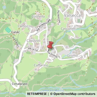 Mappa Via Gromo, 10, 24030 Rota d'Imagna, Bergamo (Lombardia)