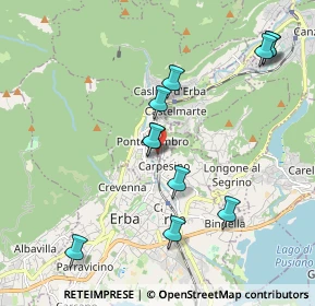 Mappa Via Geret al Lambro, 22037 Ponte Lambro CO, Italia (2.01364)