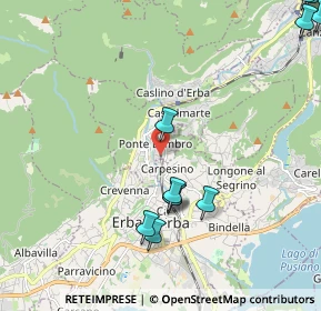 Mappa Via Geret al Lambro, 22037 Ponte Lambro CO, Italia (2.70182)