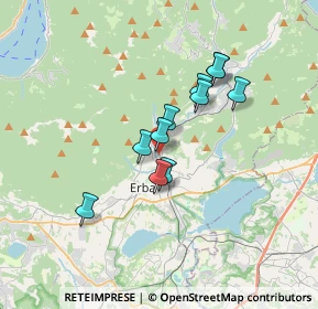 Mappa Via Geret al Lambro, 22037 Ponte Lambro CO, Italia (2.61818)