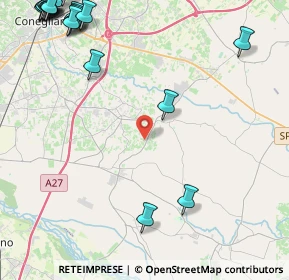 Mappa Via IV Novembre, 31028 Vazzola TV, Italia (6.9465)