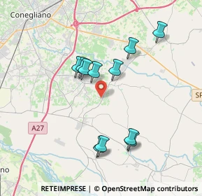Mappa Via IV Novembre, 31028 Vazzola TV, Italia (3.38)