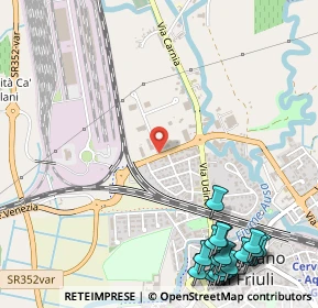Mappa Via Venezia, 33052 Cervignano del Friuli UD, Italia (0.8235)