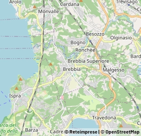 Mappa Via Guglielmo Marconi, 21020 Brebbia VA, Italia (1.0935)