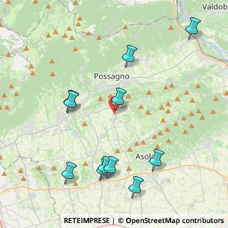 Mappa Via Borgo Nuovo, 31030 Castelcucco TV, Italia (4.71)