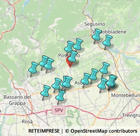 Mappa 31030 Castelcucco TV, Italia (6.749)