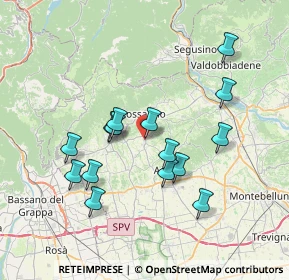 Mappa 31030 Castelcucco TV, Italia (6.75667)