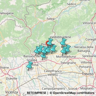 Mappa Via Borgo Nuovo, 31030 Castelcucco TV, Italia (9.21818)