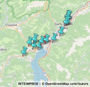 Mappa Via A. Moro, 24062 Costa Volpino BG, Italia (6.23143)