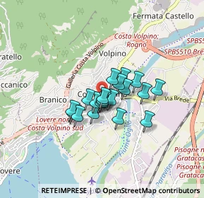 Mappa Via A. Moro, 24062 Costa Volpino BG, Italia (0.5015)