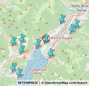 Mappa Via A. Moro, 24062 Costa Volpino BG, Italia (4.48091)