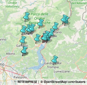 Mappa Via A. Moro, 24062 Costa Volpino BG, Italia (11.28947)