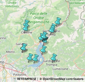 Mappa Via A. Moro, 24062 Costa Volpino BG, Italia (10.94667)