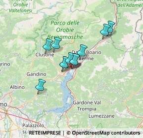 Mappa Via A. Moro, 24062 Costa Volpino BG, Italia (8.79545)