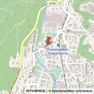 Mappa Via Roma, 18, 22037 Ponte Lambro, Como (Lombardia)