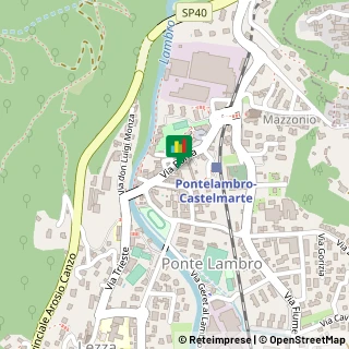 Mappa Via Roma, 18, 22037 Ponte Lambro, Como (Lombardia)