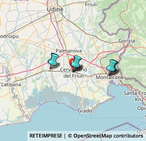 Mappa Via Arturo Malignani, 33052 Cervignano del Friuli UD, Italia (8.52545)