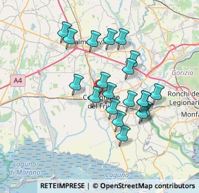 Mappa Via Arturo Malignani, 33052 Cervignano del Friuli UD, Italia (5.988)