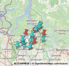 Mappa Via Como, 23862 Civate LC, Italia (10.8)