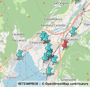 Mappa Via Paolo Prudenzini, 24062 Costa Volpino BG, Italia (1.76385)