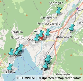 Mappa Via Paolo Prudenzini, 24062 Costa Volpino BG, Italia (2.33333)