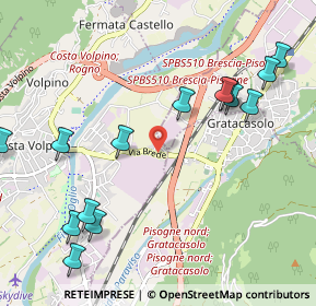 Mappa Via Brede, 24062 Costa Volpino BG, Italia (1.24429)