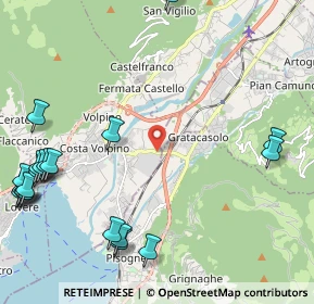 Mappa Via Brede, 24062 Costa Volpino BG, Italia (3.0615)