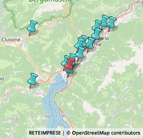 Mappa Via Brede, 24062 Costa Volpino BG, Italia (5.67)