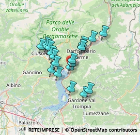 Mappa Via Brede, 24062 Costa Volpino BG, Italia (9.906)