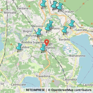 Mappa Via Sant'Ambrogio, 21020 Malgesso VA, Italia (2.30909)