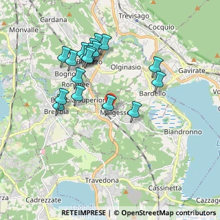 Mappa Via Sant'Ambrogio, 21020 Malgesso VA, Italia (1.84368)