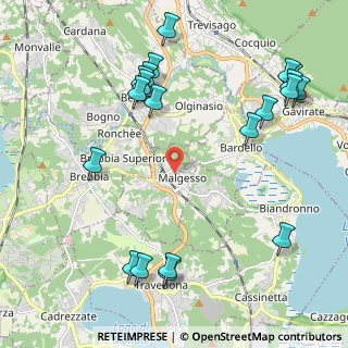 Mappa Via Sant'Ambrogio, 21020 Malgesso VA, Italia (2.6075)