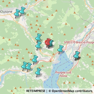 Mappa Via Sette Colli, 24060 Bossico BG, Italia (4.08467)