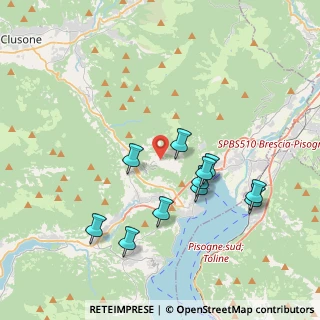 Mappa Via Sette Colli, 24060 Bossico BG, Italia (3.64182)