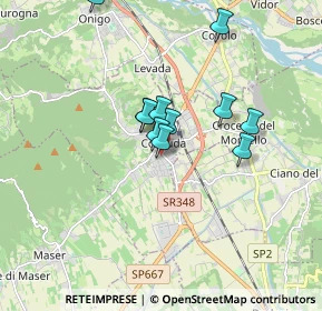 Mappa Via Alessandro Zanini, 31041 Cornuda TV, Italia (1.35)