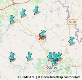 Mappa Via E. Fermi, 31043 Fontanelle TV, Italia (5.04538)