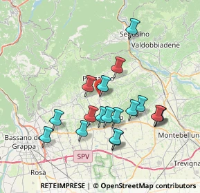 Mappa Piazzetta Elio Boito, 31030 Castelcucco TV, Italia (6.86833)