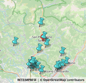 Mappa Via de Medici, 24016 San Pellegrino Terme BG, Italia (9.335)