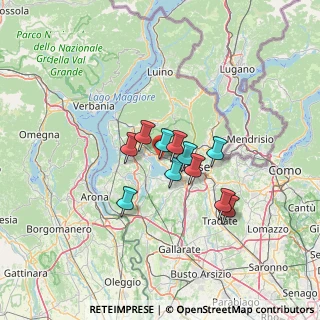 Mappa Via alla Chiesa, 21026 Gavirate VA, Italia (8.96455)