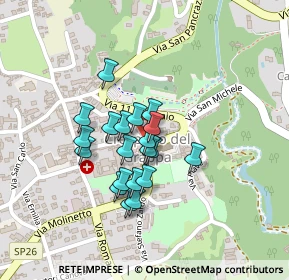 Mappa P.za S. Marco, 31017 Pieve del Grappa TV, Italia (0.156)