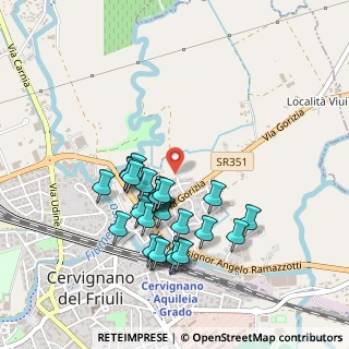 Mappa Via Larga, 33052 Cervignano del Friuli UD, Italia (0.43846)