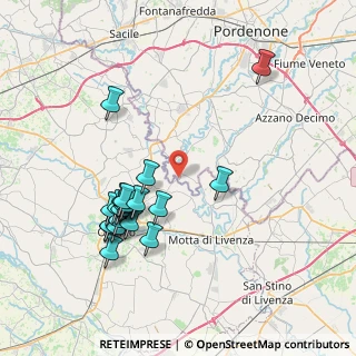 Mappa Via Tremeacque, 33080 Prata di Pordenone PN, Italia (7.7155)