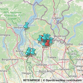 Mappa Via Paolo Vergani, 21100 Varese VA, Italia (8.68364)