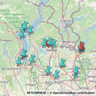 Mappa Via Paolo Vergani, 21100 Varese VA, Italia (18.814)