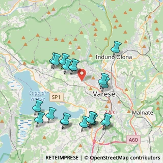 Mappa Via Paolo Vergani, 21100 Varese VA, Italia (4.1295)